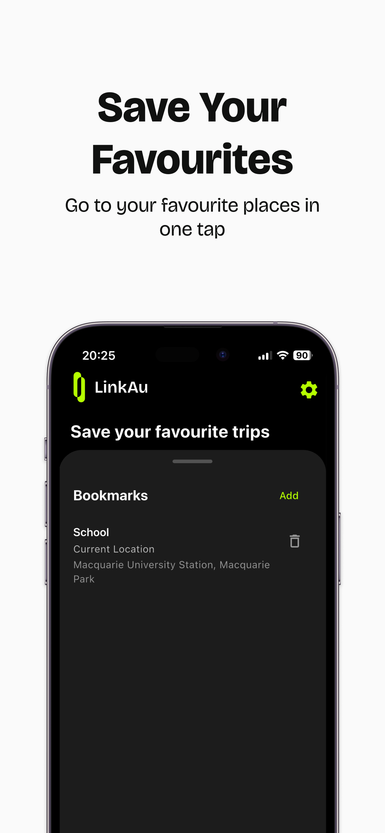 Save Your Favourites